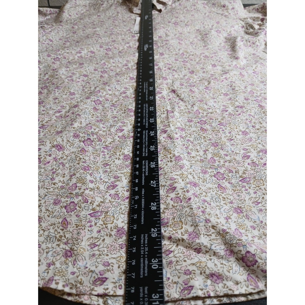 Bar lll Men's Floral Slim Fit Stretch Button Up Shirt Size M 15-15.5 32-33 #477C - Picture 8 of 11